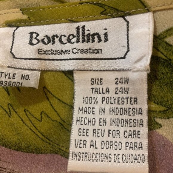 Borcellini. Size 24W. Duster Kimono Style. Short Sleeve. Lagenlook. B99 - Picture 8 of 8